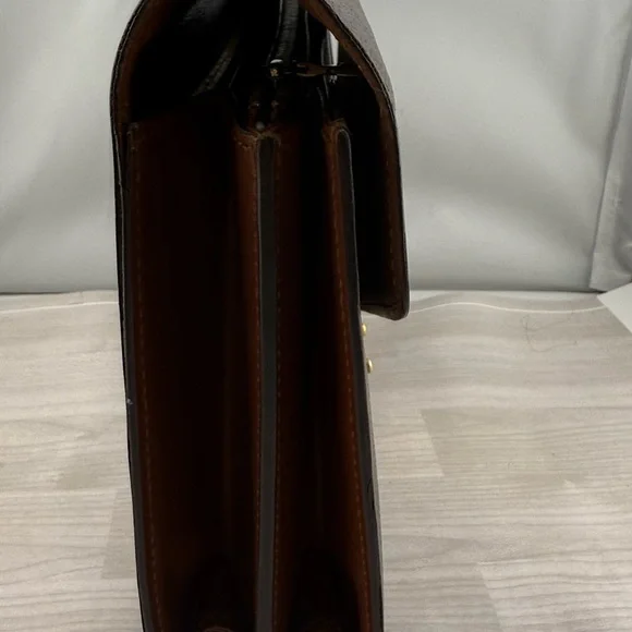 Louis Vuitton Brown and Gold Monogram Métis Authentic.